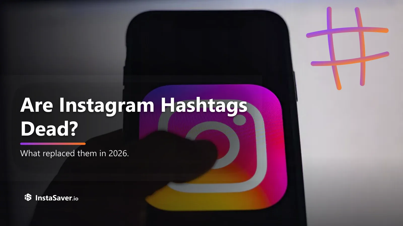 A hand holding a phone with the Instagram app open on screen