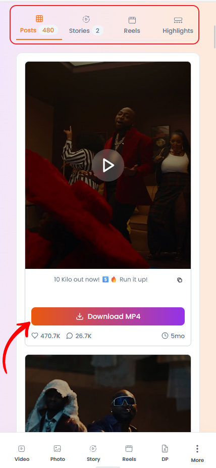 Step 3: Download content